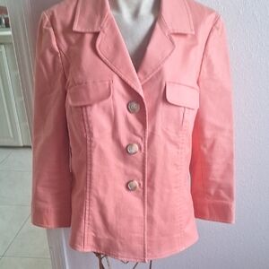 Dana Buchman Coral Blazer